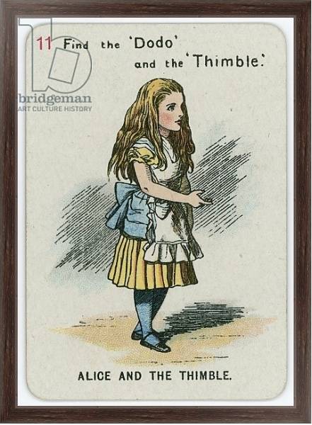 Постер Alice and the Thimble с типом исполнения На холсте в раме в багетной раме 221-02
