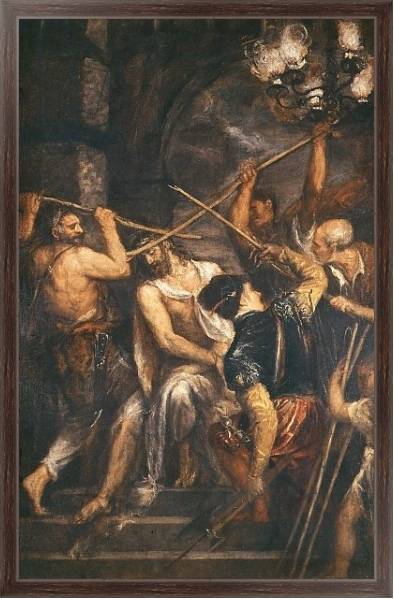 Постер Christ Crowned with Thorns с типом исполнения На холсте в раме в багетной раме 221-02