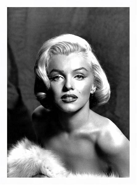 Постер Monroe, Marilyn 77 с типом исполнения На холсте в раме в багетной раме 221-03