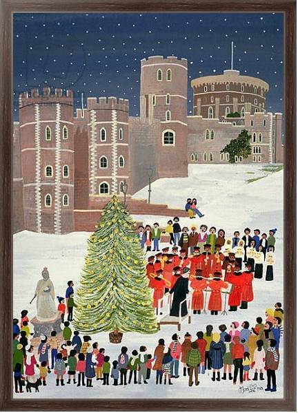 Постер Windsor Castle Carol Concert, 1989 с типом исполнения На холсте в раме в багетной раме 221-02
