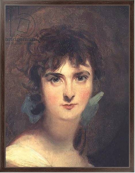 Постер Portrait of Sally Siddons с типом исполнения На холсте в раме в багетной раме 221-02