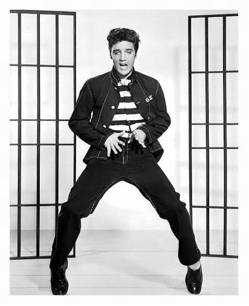 Постер Presley, Elvis (Jailhouse Rock) 2 с типом исполнения На холсте в раме в багетной раме 221-03