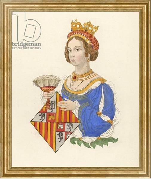 Постер Queen Johanna of Castile с типом исполнения На холсте в раме в багетной раме NA033.1.051
