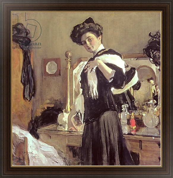 Постер Portrait of Henrietta Girshmann, 1907 с типом исполнения На холсте в раме в багетной раме 1.023.151