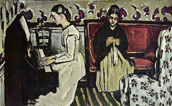 Постер Девушка за фортепиано (увертюра к Тангейзеру) с типом исполнения На холсте без рамы