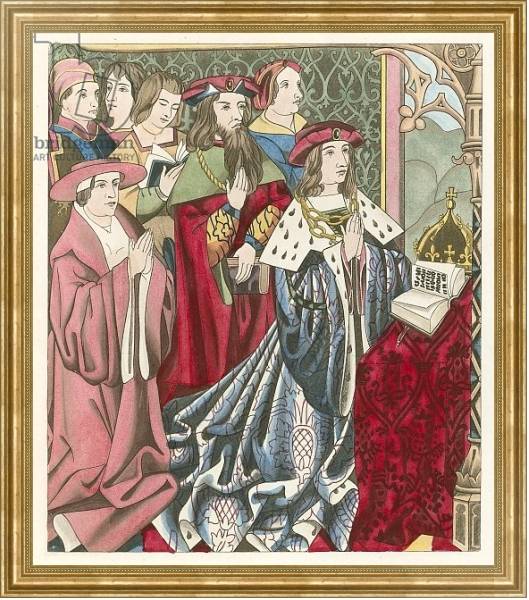Постер Henry VI and his Court с типом исполнения На холсте в раме в багетной раме NA033.1.051