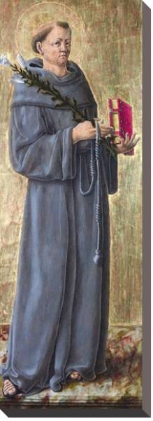 Постер Святой Энтони из Падуи с типом исполнения На холсте без рамы