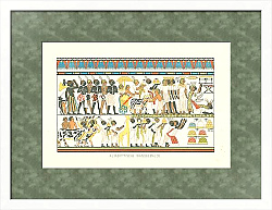 Постер Древнеегипетские настенные росписи
