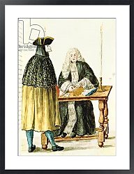 Постер Гревенброк Ян A Magistrate Playing Cards with a Masked Man