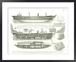 Постер Конструкция корвета (военного корабля)