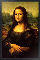 Постер Леонардо да Винчи (Leonardo da Vinci) Мона Лиза (Джоконда)