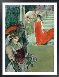 Постер Тулуз-Лотрек Анри (Henri Toulouse-Lautrec) The Opera 'Messalina' at Bordeaux, 1900-1901