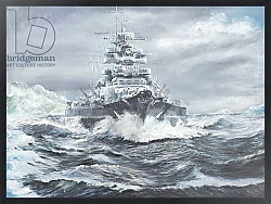 Постер Бут Александр Винсент (совр) Bismarck off Greenland coast 1900hrs 23rdMay 1941, 2007,