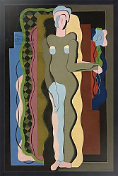 Постер Nude with Flower; Nu a la fleur, 1928