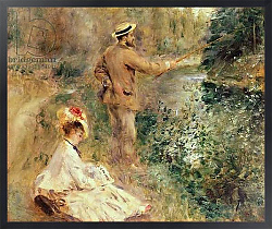 Постер Ренуар Пьер (Pierre-Auguste Renoir) The Fisherman