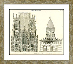 Постер Архитектура. Йоркский собор, Пизанский собор