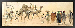 Постер Хааг Карл A Start for the Desert, 1858