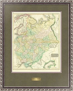 Карта европейской части России (оригинал), 