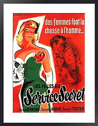 Постер Film Noir Poster - Fbi Girl