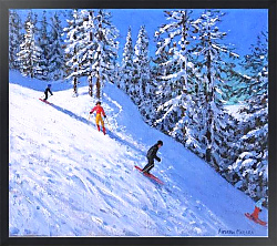 Постер Макара Эндрю (совр) Steep slope,Les Arcs,France,