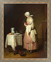 Постер Шарден Жан-Батист The Attentive Nurse, 1747