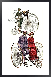 Постер Школа: Английская 20в. Early bicycles montage