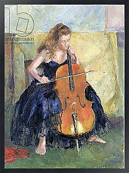 Постер Армитаж Карен (совр) The Cello Player, 1995