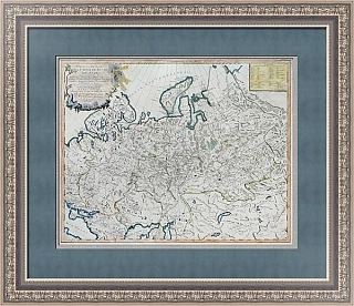 Редкая географическая карта Западной части Российской Империи