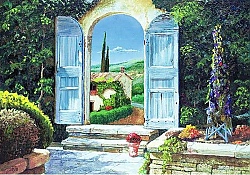 Постер Нил Тревор (совр) Shuttered Doorway, Volterra, Italy, 1999