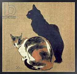 Постер Стейнлен Теофиль Two Cats, 1894