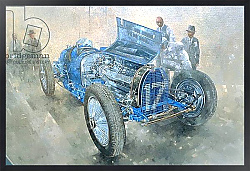 Постер Миллер Питер (совр) Type 59 Grand Prix Bugatti, 1997