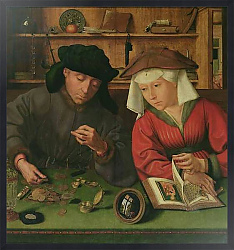 Постер The Money Lender and his Wife, 1514