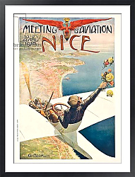 Постер Meeting d'Aviation, April 10-25, 1910, Nice, 1910