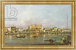 Постер Гварди Франческо (Francesco Guardi) Doge's Palace and view of St. Mark's Basin, Venice