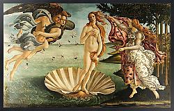 Постер Боттичелли Сандро (Sandro Botticelli) Рождение Венеры 1