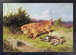 Постер Батт Артур Terrier Watching a Rabbit Trap, 1887