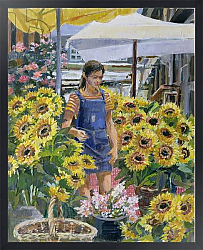 Постер Лоундс Розмари (совр) The Sunflower Seller