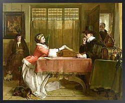 Постер The Banker's Private Room, Negotiating a Loan, 1870