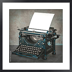 Постер Старая пишущая машинка