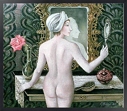 Постер О'Брайен Патрисия (совр) Girl before the Mirror