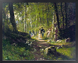 Постер Шишкин Иван Прогулки в лесу