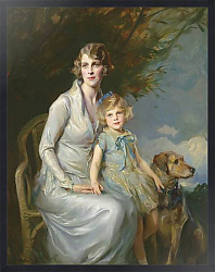 Постер Ласзо Филип Портрет дамы с ребенком