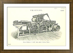 Постер Полиграфическая машина для двусторонней печати