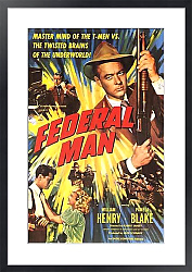 Постер Film Noir Poster - Federal Man