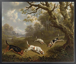 Постер Тоун Шарль Охотники с собаками