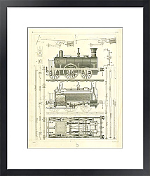 Постер Iconographic Encyclopedia: устройство локомотива 1