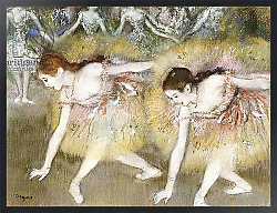 Постер Дега Эдгар (Edgar Degas) Dancers Bending Down