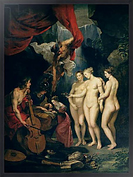 Постер Рубенс Петер (Pieter Paul Rubens) The Medici Cycle: Education of Marie de Medici 1621-25