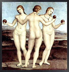 Постер Рафаэль (Raphael Santi) Три грации