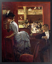 Постер Бакст Леон The Box by the Stalls, c.1883